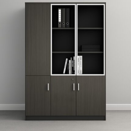 3-Door Wooden Office Cabinet