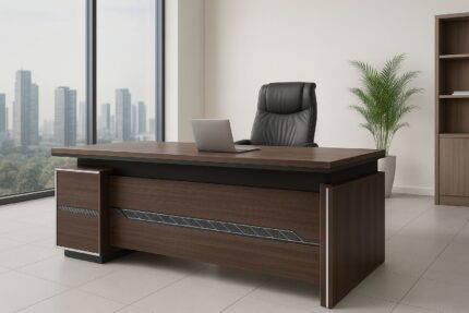 1.6M L-Shaped Executive Office Desk