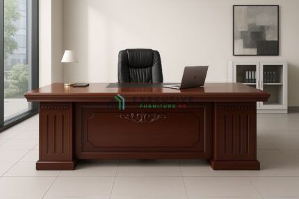 2.0M Wooden Executive Office Desk