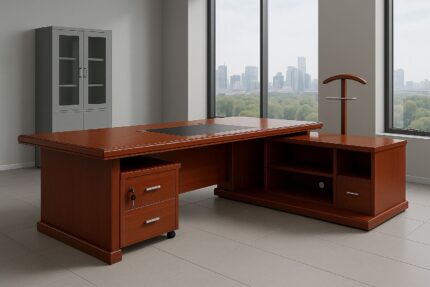 2.0M Wooden Executive Office Desk